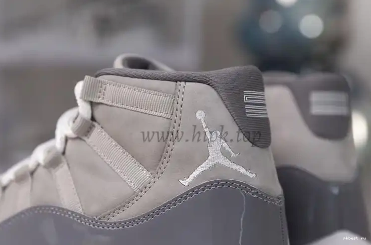 cool Air 11 PK ready retail to GOD materials grey ship Jordan 0522